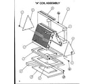 Amana BCEA60T002A/P1101509C "a" coil assembly diagram