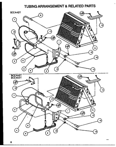 Tubing arrangement & related parts