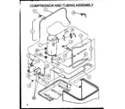 Amana ZRCF42U01D/P1104304C compressor and tubing assembly (zrcf24u01d/p1104301c) (zrcf30u01d/p1104302c) (zrcf36u01d/p1104303c) (zrcf36u01e/p1104306c) diagram