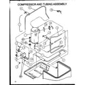 Amana ZRCF48U01A/P1163001C compressor and tubing assembly (zrcf24u01d/p1104301c) (zrcf30u01d/p1104302c) (zrcf36u01d/p1104303c) (zrcf36u01e/p1104306c) diagram