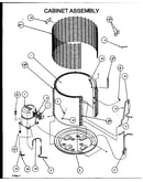Cabinet assembly (arcf18u01d/p9885201c) (arcf24u01d/p9885202c) (arcf30u01d/p9885203c) (arcf36u01d/p9885204c) (arcf36u01e/p9885221c)
