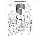 Amana ARCF48U01E/P9885219C cabinet assembley (arcf42u01b/p9917917c) (arcf42u01d/p9885205c) (arcf48u01d/p9885206c) (arcf48u01b/p9917918c) (arcf48u01e/p9885219c) diagram