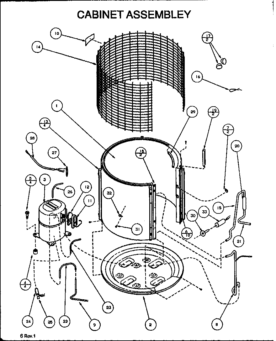 Cabinet assembley (arcf42u01b/p9917917c) (arcf42u01d/p9885205c) (arcf48u01d/p9885206c) (arcf48u01b/p9917918c) (arcf48u01e/p9885219c)