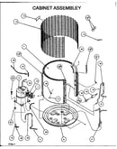 Cabinet assembley (arcf42u01b/p9917917c) (arcf42u01d/p9885205c) (arcf48u01d/p9885206c) (arcf48u01b/p9917918c) (arcf48u01e/p9885219c)