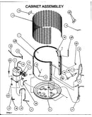 Cabinet assembley (arcf60u01b/p9917919c) (arcf60u01d/p9885208c) (arcf60u01e/p1128001c)