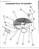 Condenser fan & top assembly