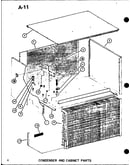Condenser and cabinet parts (erhq48-001a/p55201-95c) (erhq48-003a/p55201-96c) (erhq60-001a/p55201-97c) (erhq60-003a/p55201-98c)
