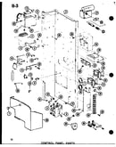 Control panel parts (erhq48-001a/p55201-95c) (erhq48-003a/p55201-96c) (erhq60-001a/p55201-97c) (erhq60-003a/p55201-98c)