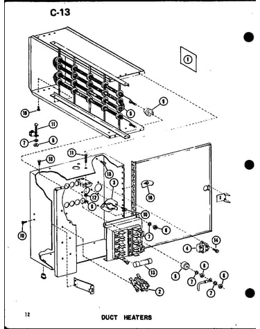 Duct heaters (d55338-5/p55338-5c) (d55338-10/p55338-10c) (d55338-15/p55338-15c) (d55338-20/p55338-20c)