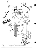 Condenser fan and motor parts