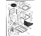 Amana ZRHF24U01B/P1155507C cabinet assembly diagram