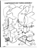 Compressor and tubing assembly (zrhf42u01a/p1155504c) (zrhf42u01b/p1155510c) (zrhf48u01a/p1155505c) (zrhf48u01b/p1155511c)