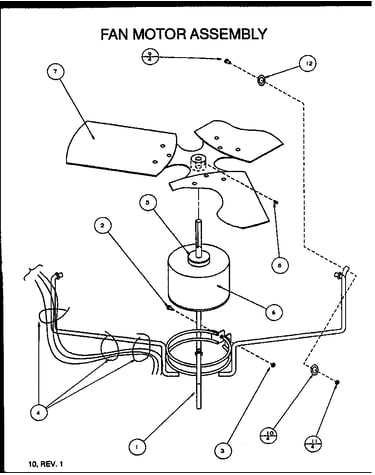 Fan motor assembly