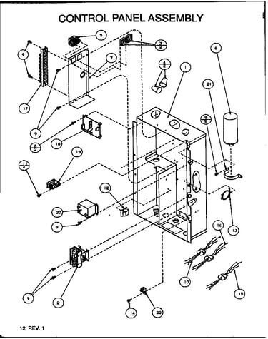 Control panel assembly