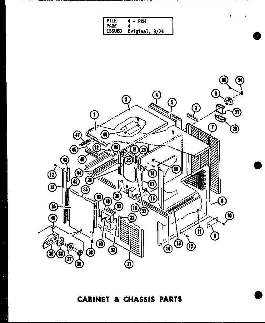 Cabinet & chassis parts (pkh2-1h/p55196-12c) (pkh2-1h/p55196-15c) (pkh2.5-1h/p55196-13c) (pkh2.5-1h/p55196-16c) (pkh3-1h/p55196-14c) (pkh3-1h/p55196-17c)
