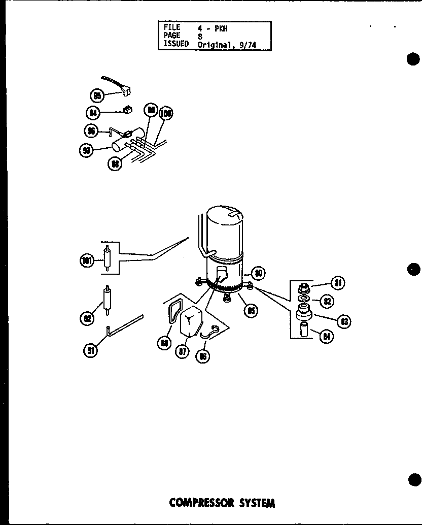 Compressor system (pkh2-1h/p55196-12c) (pkh2-1h/p55196-15c) (pkh2.5-1h/p55196-13c) (pkh2.5-1h/p55196-16c) (pkh3-1h/p55196-14c) (pkh3-1h/p55196-17c)
