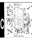 Control panel parts (pkh3.5-1k/p55197-12c) (pkh3.5-1k/p55197-17c) (pkh4-1j/p55197-13c) (pkh4-1j/p55197-18c) (pkh4-3j/p55197-14c) (pkh4-3j/p55197-19c) (pkh5-1j/p55197-15c) (pkh5-1j/p55197-20c) (pkh5-3j/p55197-16c) (pkh5-3j/p55197-21c)