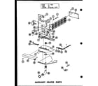 Amana D54444-2/P54444-2C auxiliary heater parts diagram