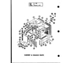 Amana D61070-1C/P61070-1C cabinet & chassis parts (pkh2-1w/p55600-1c) (pkh2-1w/p55600-9c) (pkh2.5-1w/p55600-2c) (pkh2.5-1w/p55600-10c) (pkh3-1w/p55600-3c) (pkh3-1w/p55600-11c) diagram