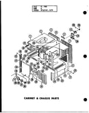 Cabinet & chassis parts (pkh2-1w/p55600-1c) (pkh2-1w/p55600-9c) (pkh2.5-1w/p55600-2c) (pkh2.5-1w/p55600-10c) (pkh3-1w/p55600-3c) (pkh3-1w/p55600-11c)