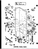 Control panel parts (pkh2-1w/p55600-1c) (pkh2-1w/p55600-9c) (pkh2.5-1w/p55600-2c) (pkh2.5-1w/p55600-10c) (pkh3-1w/p55600-3c) (pkh3-1w/p55600-11c)