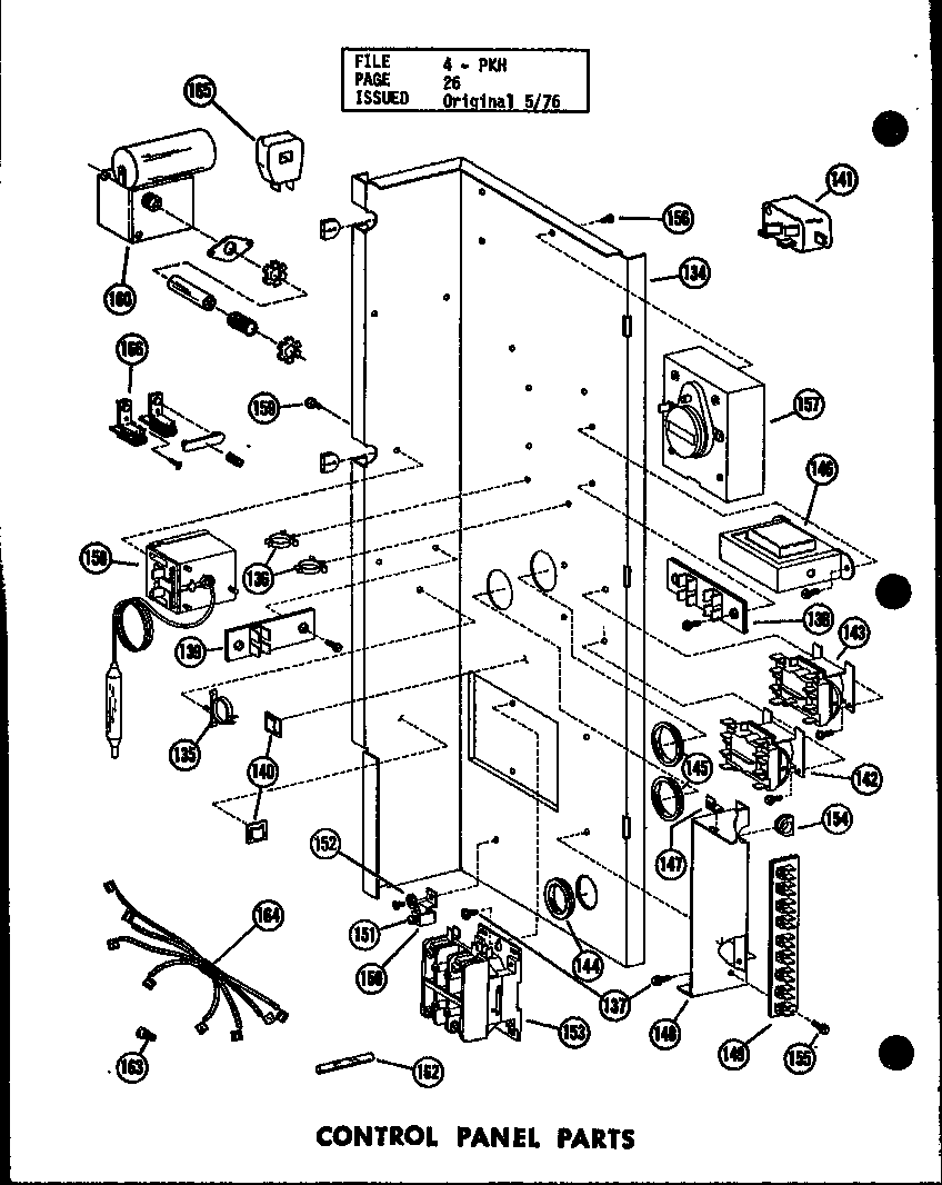 CONTROL PANEL PARTS (PKH3.5-1W/P55600-4C) (PKH3.5-1W/P55600-12C) (PKH4-1W/P55600-5C) (PKH4-1W/P55600-13C) (PKH4-3W/P55600-6C) (PKH4-3W/P55600-14C) (PKH5-1W/P55600-7C) (PKH5-1W/P55600-15C) (PKH5-3W/P55600-8C) (PKH5-3W/P55600-16C)