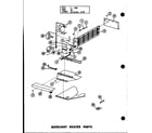 Amana PKH2-1W/P55600-1C auxiliary heater parts (d54475-3/p54475-3c) (d54444-6/p54444-6c) diagram