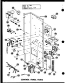 Control panel parts (pho4800-1a/p55600-17c) (pho4800-3a/p55600-19c) (pho5800-1a/p55600-18c) (pho5800-3a/p55600-20c)