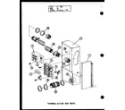 Amana D54475-3C/P54475-3C terminal & fuse box parts diagram