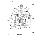 Amana EPCG6017-3B/P67470-8C cabinet parts (epcg2408-1b/p67470-1c) (epcg3010-1b/p67470-2c) (epcg3612-1b/p67470-3c) diagram