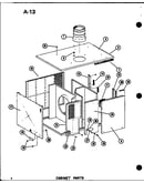 Cabinet parts (epcg2408-1b/p67470-1c) (epcg3010-1b/p67470-2c) (epcg3612-1b/p67470-3c)