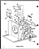 Chassis parts (epcg2408-1b/p67470-1c) (epcg3010-1b/p67470-2c) (epcg3612-1b/p67470-3c)