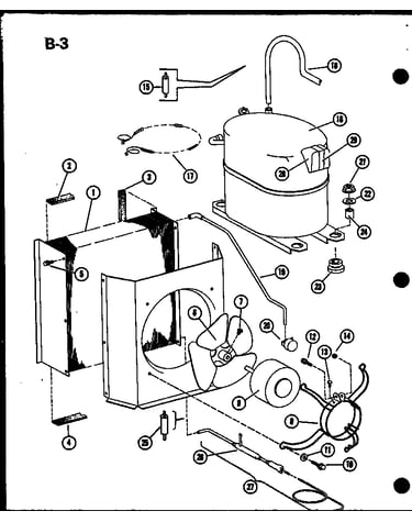 System & air parts (epcg2408-1b/p67470-1c) (epcg3010-1b/p67470-2c) (epcg3612-1b/p67470-3c)