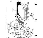 Amana EPCG6017-3B/P67470-8C system & air parts (epcg2408-1b/p67470-1c) (epcg3010-1b/p67470-2c) (epcg3612-1b/p67470-3c) diagram