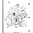 Amana EPCG6017-1B/P67470-6C cabinet parts (epcg4213-1b/p67470-4c) (epcg4815-1b/p67470-5c) (epcg4815-1b/p67470-7c) (epcg6017-1b/p67470-6c) (epcg6017-3b/p67470-8c) diagram