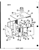 Cabinet parts (epcg4213-1b/p67470-4c) (epcg4815-1b/p67470-5c) (epcg4815-1b/p67470-7c) (epcg6017-1b/p67470-6c) (epcg6017-3b/p67470-8c)