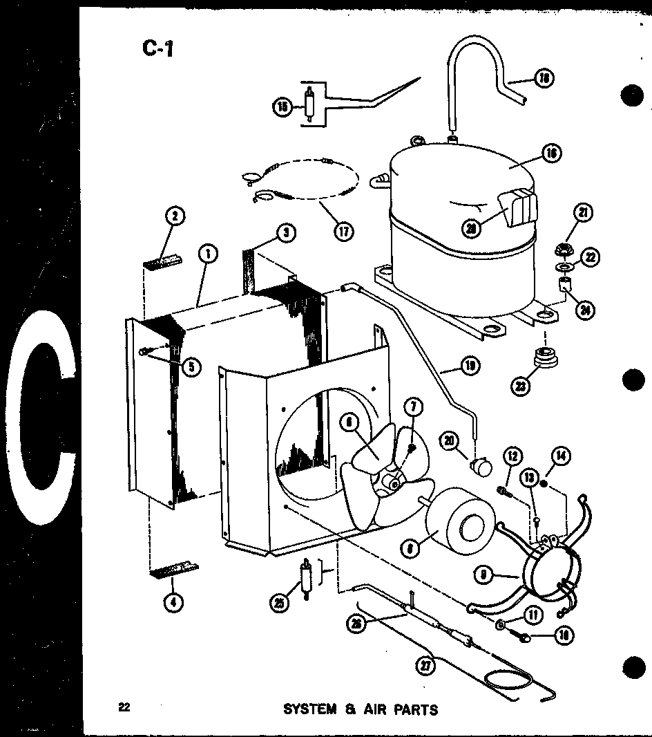 System & air parts (epcg4213-1b/p67470-4c) (epcg4815-1b/p67470-5c) (epcg4815-1b/p67470-7c) (epcg6017-1b/p67470-6c) (epcg6017-3b/p67470-8c)
