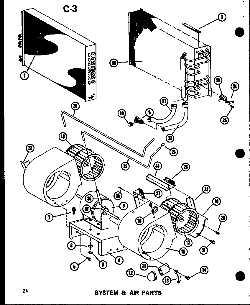 System & air parts (epcg4213-1b/p67470-4c) (epcg4815-1b/p67470-5c) (epcg4815-1b/p67470-7c) (epcg6017-1b/p67470-6c) (epcg6017-3b/p67470-8c)