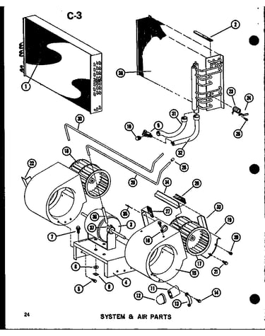 System & air parts (epcg4213-1b/p67470-4c) (epcg4815-1b/p67470-5c) (epcg4815-1b/p67470-7c) (epcg6017-1b/p67470-6c) (epcg6017-3b/p67470-8c)
