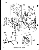 Control panel parts (epcg4213-1b/p67470-4c) (epcg4815-1b/p67470-5c) (epcg4815-1b/p67470-7c) (epcg6017-1b/p67470-6c) (epcg6017-3b/p67470-8c)