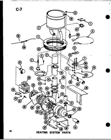 Heating system parts (epcg4213-1b/p67470-4c) (epcg4815-1b/p67470-5c) (epcg4815-1b/p67470-7c) (epcg6017-1b/p67470-6c) (epcg6017-3b/p67470-8c)