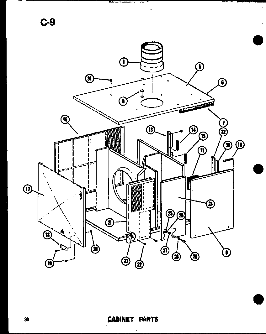 Cabinet parts (epcg4212-1b/p67470-9c) (epcg4812-1b/p67470-10c) (epcg4812-3b/p67470-12c) (epcg6012-1b/p67470-11c) (epcg6012-3b/p67470-13c)