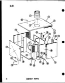 Cabinet parts (epcg4212-1b/p67470-9c) (epcg4812-1b/p67470-10c) (epcg4812-3b/p67470-12c) (epcg6012-1b/p67470-11c) (epcg6012-3b/p67470-13c)