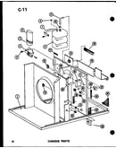 Chassis parts (epcg4212-1b/p67470-9c) (epcg4812-1b/p67470-10c) (epcg4812-3b/p67470-12c) (epcg6012-1b/p67470-11c) (epcg6012-3b/p67470-13c)