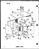 Cabinet parts (epcg2408-1c/p67470-14c) (epcg3010-1c/p67470-15c) (epcg3612-1c/p67470-16c)
