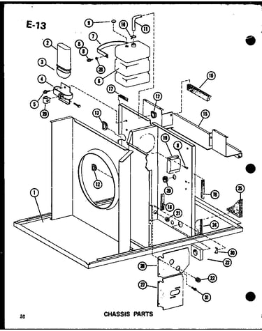 Chassis parts (epcg4213-1c/p67470-17c) (epcg4815-1c/p67470-18c) (epcg4815-3c/p67470-19c) (epcg6017-1c/p67470-20c) (epcg6017-3c/p67470-21c)