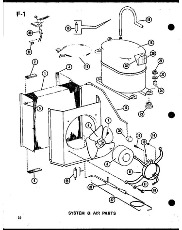 System & air parts (epcg4213-1c/p67470-17c) (epcg4815-1c/p67470-18c) (epcg4815-3c/p67470-19c) (epcg6017-1c/p67470-20c) (epcg6017-3c/p67470-21c)