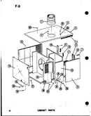 Cabinet parts (epcg4212-1c/p67470-22c) (epcg4812-1c/p67470-23c) (epcg4812-3c/p67470-24c) (epcg6012-1c/p67470-25c) (epcg6012-3c/p67470-26c)