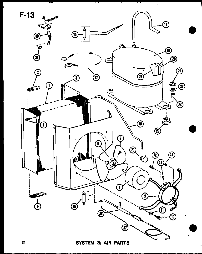 System & air parts (epcg4212-1c/p67470-22c) (epcg4812-1c/p67470-23c) (epcg4812-3c/p67470-24c) (epcg6012-1c/p67470-25c) (epcg6012-3c/p67470-26c)