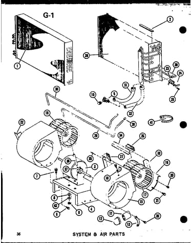 System & air parts (epcg4212-1c/p67470-22c) (epcg4812-1c/p67470-23c) (epcg4812-3c/p67470-24c) (epcg6012-1c/p67470-25c) (epcg6012-3c/p67470-26c)